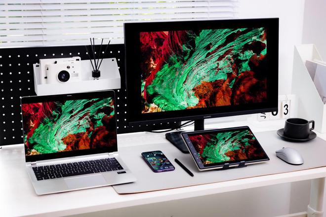 选择：华为MateView SE又上新啦！不朽情缘游戏手机版千元档位护眼办公显示器新(图1)